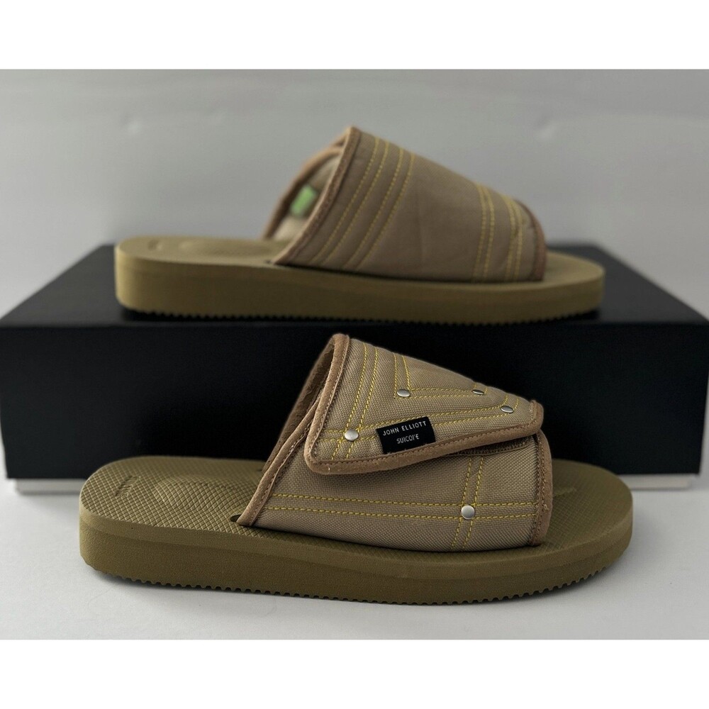Suicoke x John Elliott Adjustable Open Toe Slides Size M7  W9 Sage Color Unisex